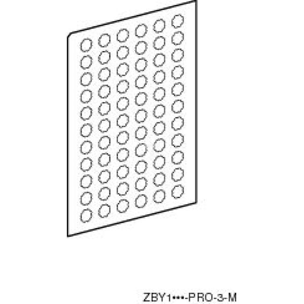 Zestaw 66 samoprzylepnych etykiet z oznaczeniem, ON ZBY1311