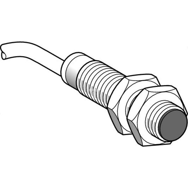 Czujnik indukcyjny XS1 M12- L55mm nierdz.-Sn 7mm, 12...24 VDC, przew. 10m XS212SAPAL10