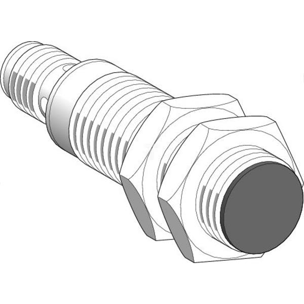 Czujnik indukcyjny XS6 M18, L72mm, mosiądz, Sn 12mm, 12...48 VDC, M12 XS618B4NBM12