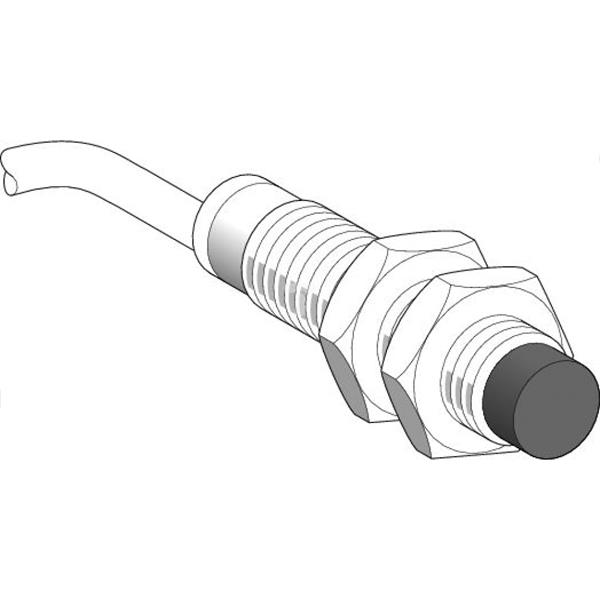 Czujnik indukcyjny XSP M30, L43,5mm, plast., Sn10mm, 7..12VDC, przew. 2m XSPN10122EX