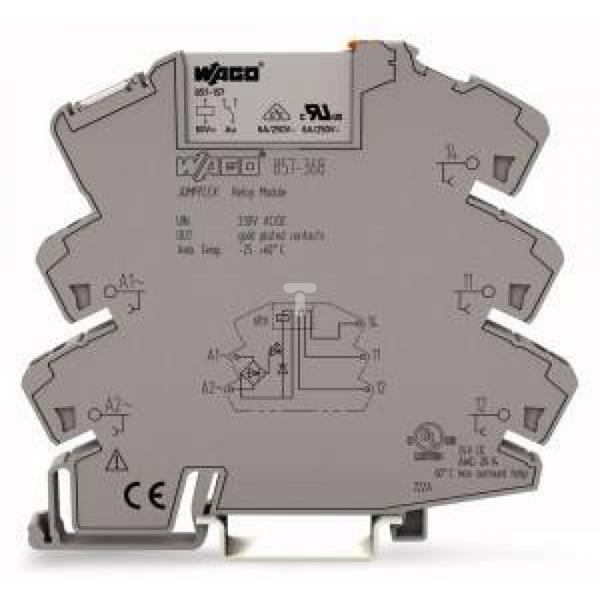 Podstawka z przekaźnikiem JUMPFLEX 230V AC/DC 1p 857-368