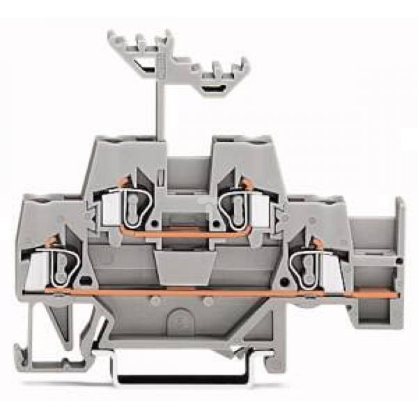 Złączka dwupiętrowa L 2,5mm2 z mostkowaniem 280-542