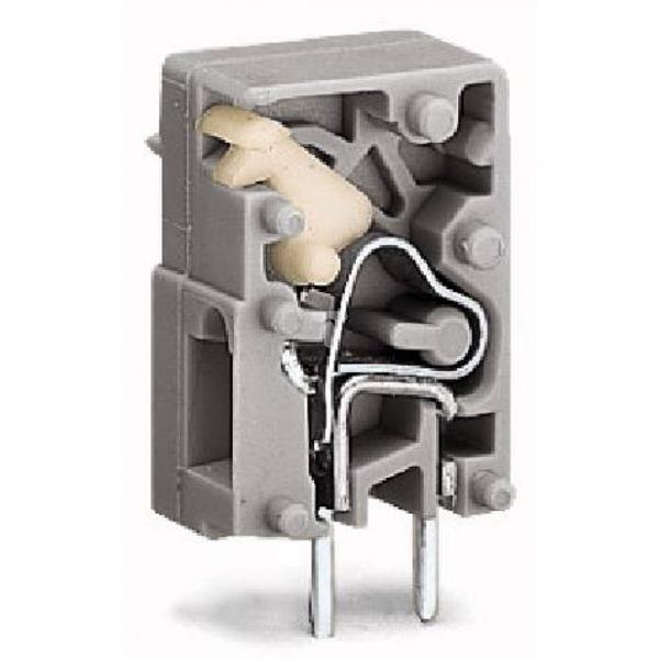 Złączka przepustowa do płytek drukowanych szara raster 7,5mm 741-902