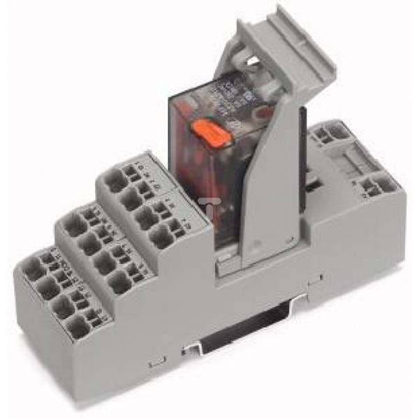 Przekaźnik przemysłowy 230V AC 4p na podstawce 858-518
