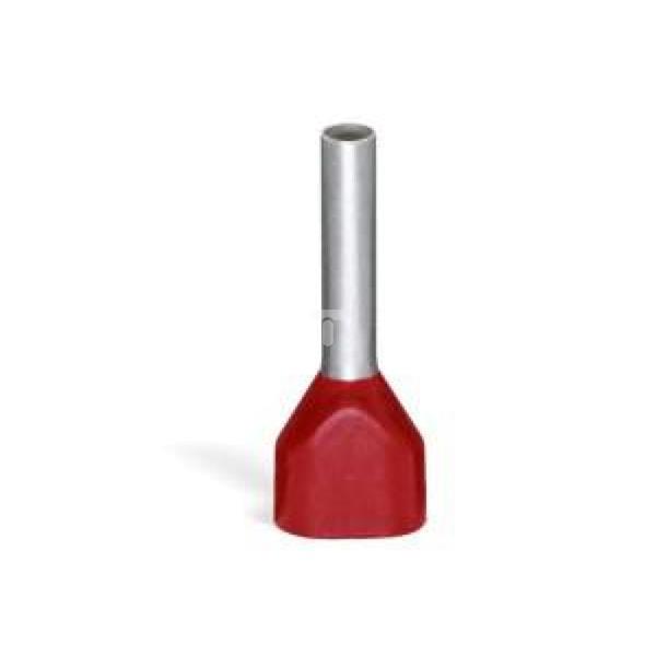 Tulejka przewodowa 2x 1mm2 216-542 