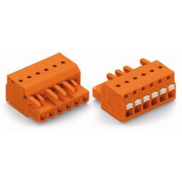 Gniazdo MCS-MIDI Classic 24-biegunowe pomarańczowe raster 5,08mm 2231-324/026-000