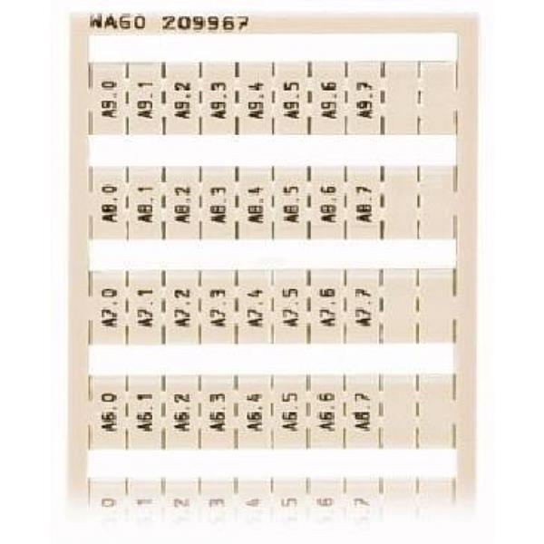 Ramka z oznacznikami A0,0-A9,7 209-967 /5szt./