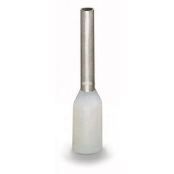 Tulejka 0,5mm2 biała długość 10mm 216-241