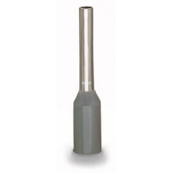 Tulejka 0,75mm2 szara długość 10mm 216-242