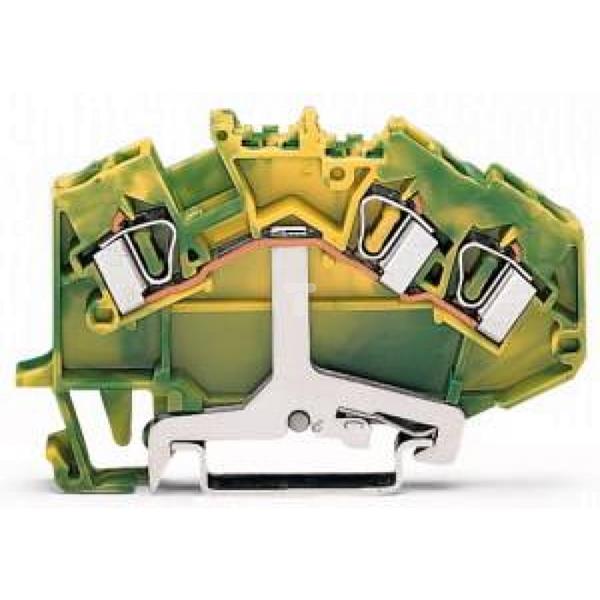 Złączka TOPJOB 3-przewodowa 4mm2 PE żółto-zielona 781-637/999-950