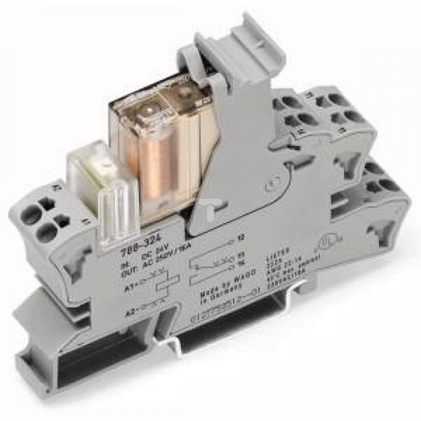 Podstawka z przekaźnikiem 24V DC 1z 16A 788-355