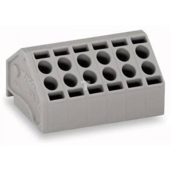 Listwa nasadzana do płytek drukowanych 10-biegunowa szara raster 5mm 806-110 
