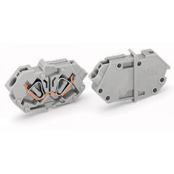 Złączka przepustowa wewnętrzna 4mm2 żółto-zielona 826-160/000-016
