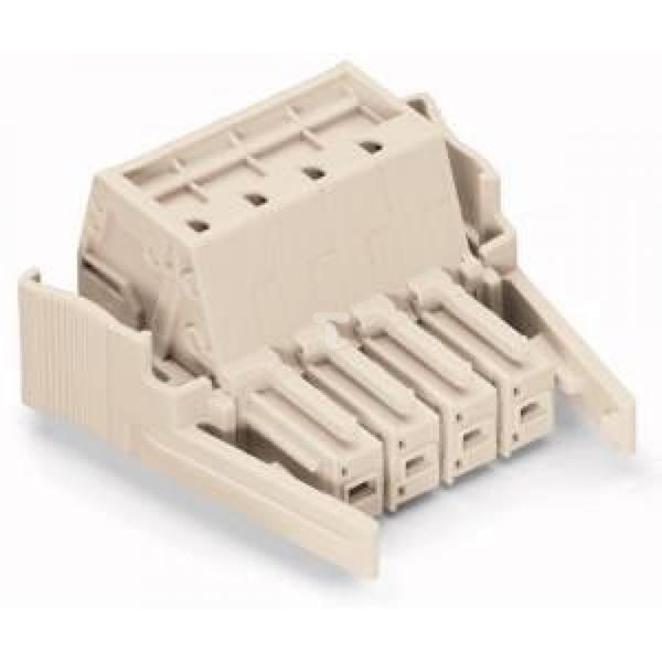 Wtyk MCS-MAXI 3-biegunowy jasnoszary raster 7,62mm 831-3103/037-000
