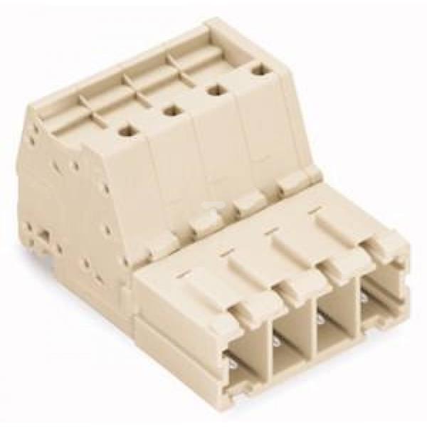 Gniazdo MCS-MAXI 2-biegunowe jasnoszare raster 7,62mm 831-3202 