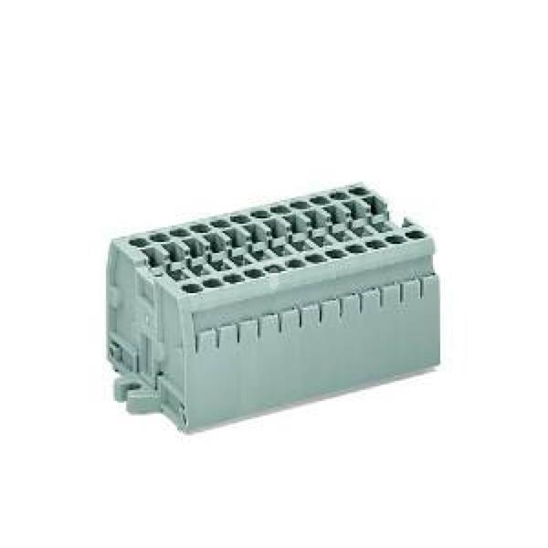 Listwa zaciskowa 2-przewodowa 2,5mm2 12-torowa szara mocowanie śrubowe 869-112