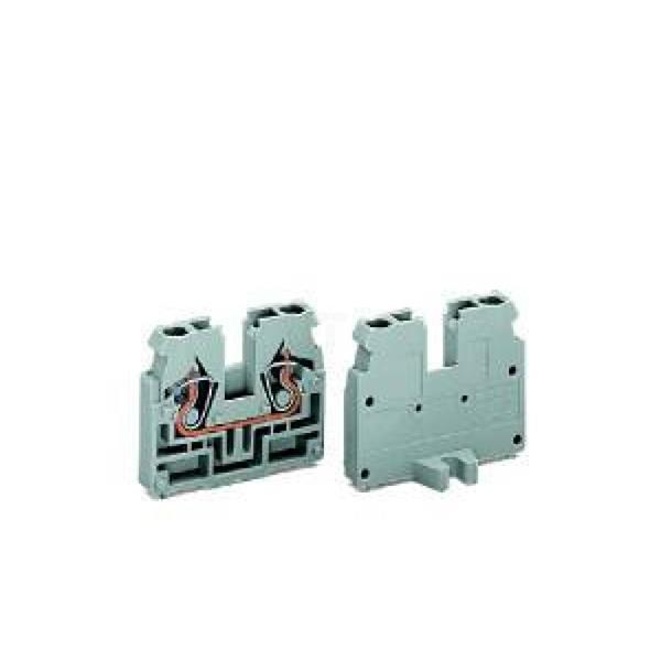 Złączka 2-przewodowa końcowa 2,5mm2 szara 869-301