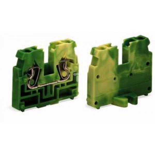 Złączka 2-przewodowa końcowa 2,5mm2 żółto-zielona 869-307