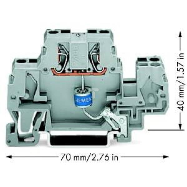 Złączka z iskrobezpiecznikiem 24V AC 870-523/281-579