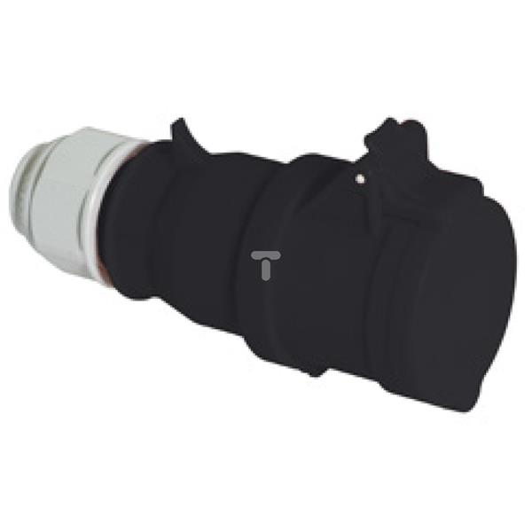 Gniazdo przenośne QUICK-CONNECT z zintegrowanym zadławieniem MULTI-GRIP 32A 4p 500V 7h IP44 3143