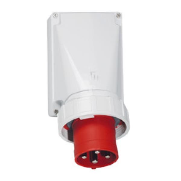 Wtyczka odbiornikowa naścienna GT 63A 4p 400V 6h IP67 24035