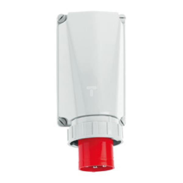 Wtyczka odbiornikowa naścienna GT 125A 4p 400V 6h IP67 24200