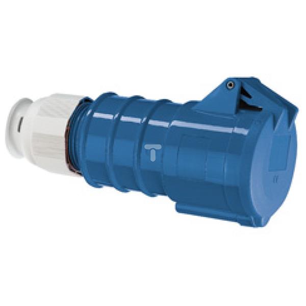 Gniazdo przenośne QUICK-CONNECT TE Plus z zintegrowanym zadławieniem MULTI-GRIP 16A 7p 230V 9h IP44 310311