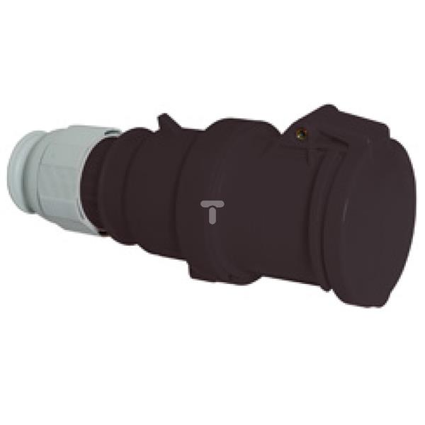 Gniazdo przenośne QUICK-CONNECT TE Plus z zintegrowanym zadławieniem MULTI-GRIP 63A 4p 500V 7h IP44 310492