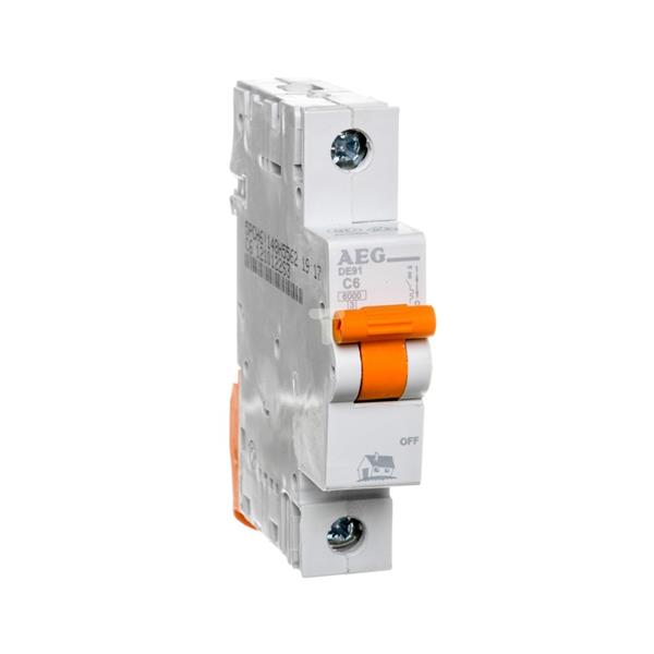 Wyłącznik nadprądowy 1P C 6A 6kA AC DE91C06 690810