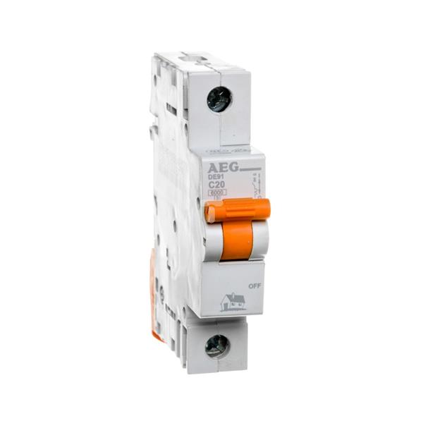 Wyłącznik nadprądowy 1P C 20A 6kA AC DE91C20 690813