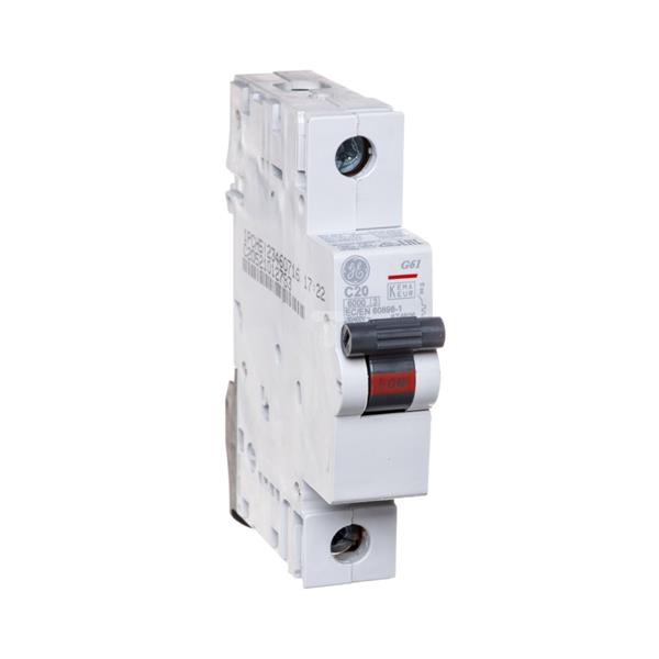 Wyłącznik nadprądowy 1P C 20A 6kA AC G61C20 674606