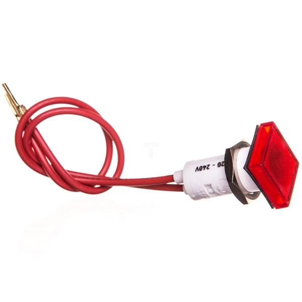 Lampka sygnalizacyjna czerwona 220/240V GPELRAN 101381