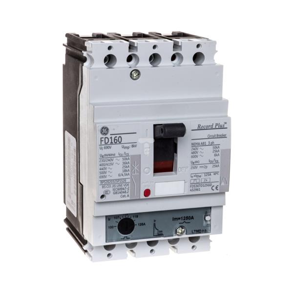 Wyłącznik mocy 125A 3P 36kA FDS160 z wyzwalaczem LTMD 432961