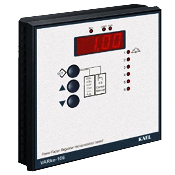 Mikroprocesorowy regulator współczynnika mocy biernej MR VARKO-106