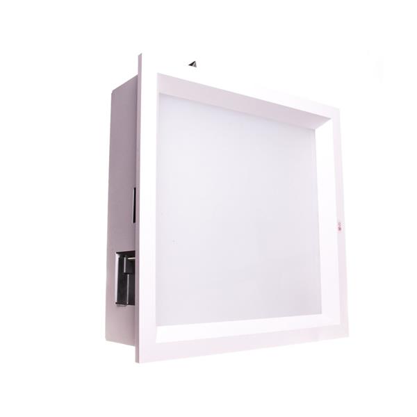 Oprawa wstropowa LUGCLASSIC SQUARE LED 350 g/k ED 2900lm/840 PLX IP44 biała 060281.5L02.511