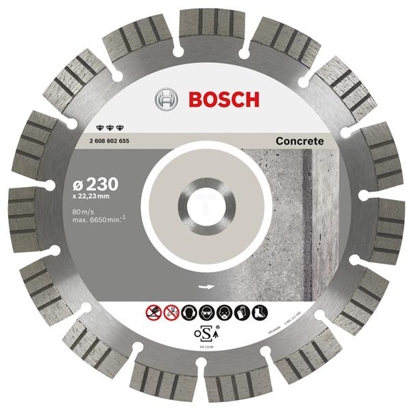 Tarcza tnąca diamentowa Best for CONCRETE fi 300/22,23mm 2608602656