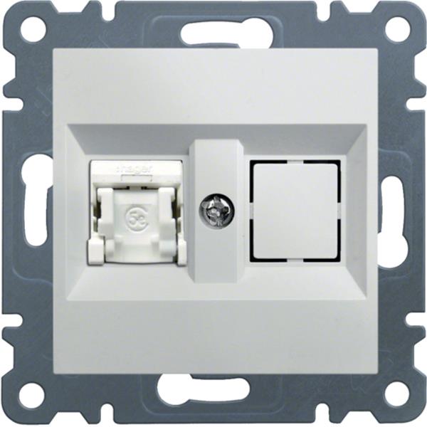 LUMINA2 Gniazdo komputerowe pojedyncze RJ45 kat. 5e FTP białe WL2130