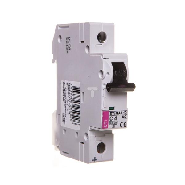 Wyłącznik nadprądowy 1P C 4A 6kA DC ETIMAT10 002137710