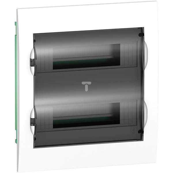 Rozdzielnica modułowa 2x12 podtynkowa IP40 drzwi transparentne Easy9 EZ9E212S2F