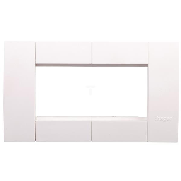 Ramka podwójna 45x45 biała do kanałów osprzętowych GT4529010
