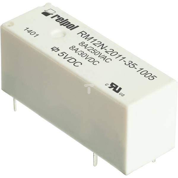 Przekaźnik miniaturowy 1P 10A 5V PCB RM12N-2011-35-1005 2614987