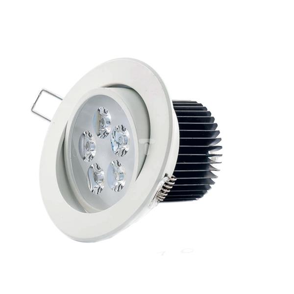 Downlight LED 5W biały okrągly 350lm 3000K 230V - LAMPRIX LP-11-021