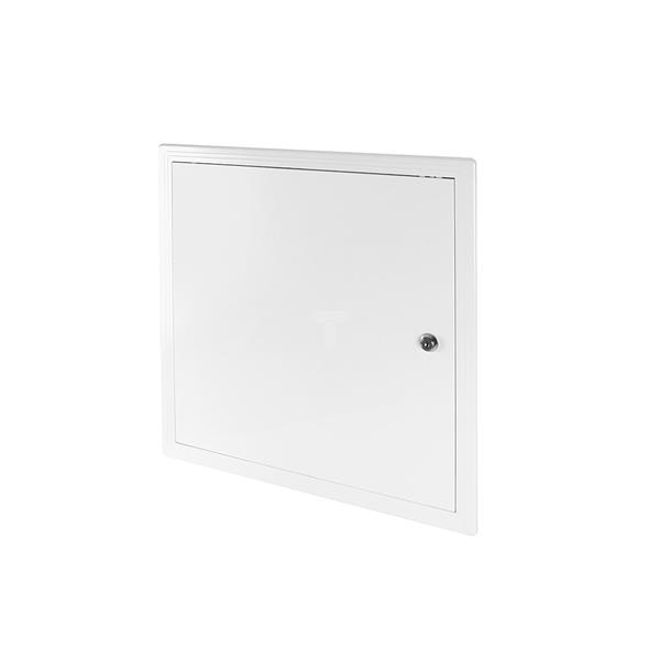 Drzwiczki rewizyjne plastikowe 450x450mm białe z zamkiem DT17Z