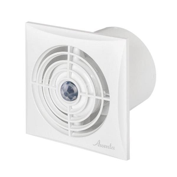 Wentylator wyciągowy fi 100 8W 102m3/h 230V IPX4 biały wył. czasowy, czujnik ruchu SILENCE WZ100R