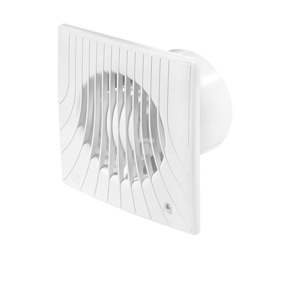 Wentylator wyciągowy fi 120 17W 150m3/h 230V IPX4 biały wył. czasowy E0007848W WA120T