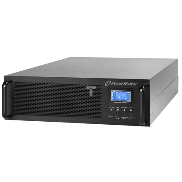 UPS3-fazowy ON-LINE 10000VA złącze terminalowe IN/OUT LCD UPS 3U + moduł bateryjny 2U VFI 10000CRM LCD