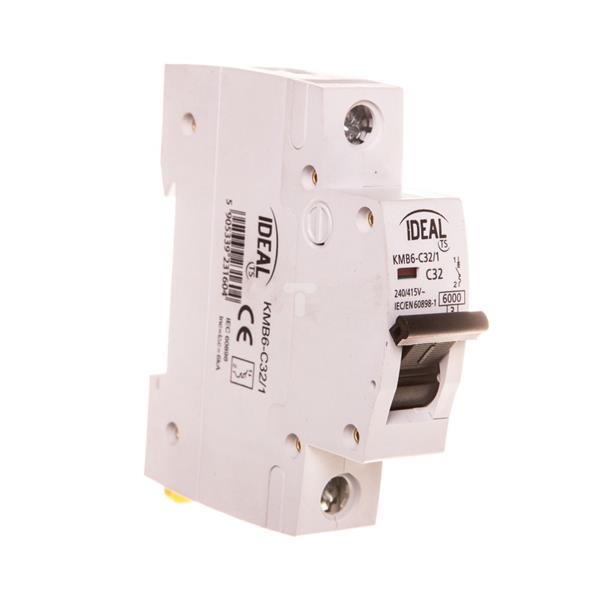 Wyłącznik nadprądowy 1P C 32A 6kA AC KMB6-C32/1 23160