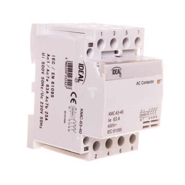 Stycznik modułowy 63A 4Z 0R 230V AC KMC-63-40 23242