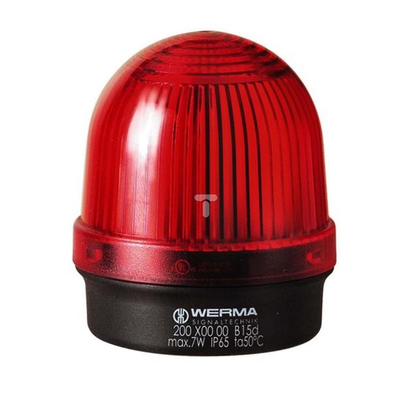 Lampa ze światłem ciągłym czerwona 12-240V AC/DC IP65 200.100.00