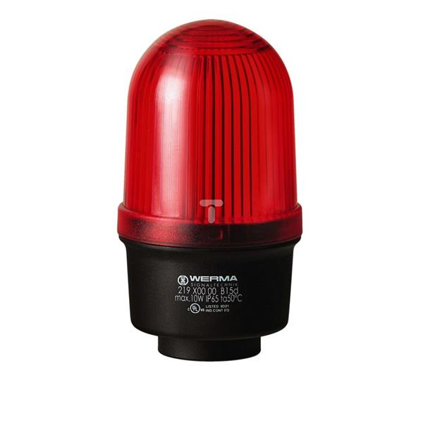 Sygnalizator świetlny czerwony 12-240V AC/DC stały IP65 219.100.00